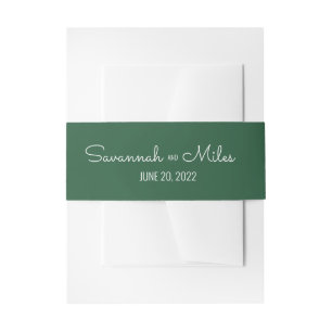Moderne Schriftart Hochzeit im Mittelalter Einladungsbanderole