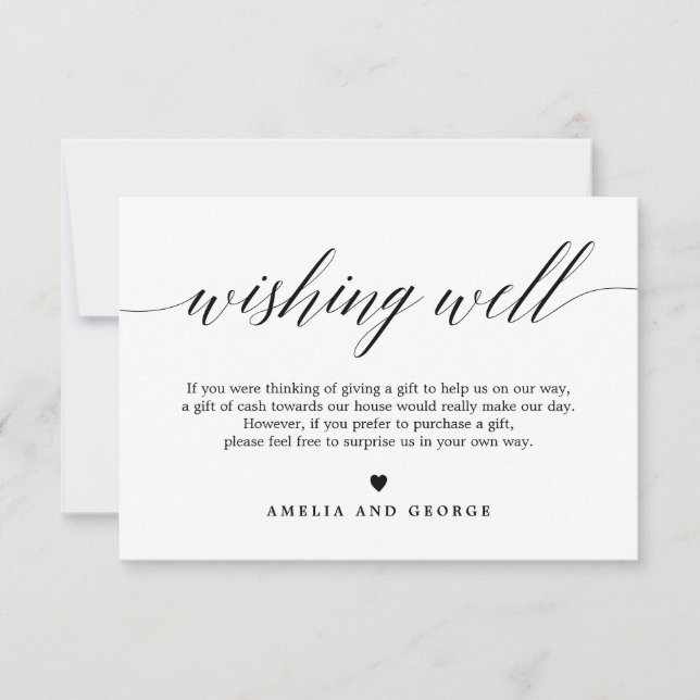 MODERNE SCHRIFTBEARBEITUNGSFARBE FARBE Wish Card M Dankeskarte (Vorderseite)