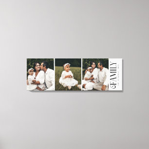 Moderne Schriftfamilie Benutzerdefiniert 3 Fotos N Leinwanddruck