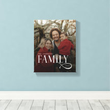 Moderne Schriftfamilie Benutzerdefinierter Foto-Na