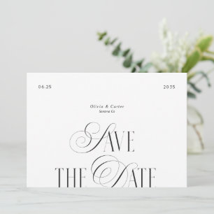 Moderne Schrifttypografie Foto Save The Date