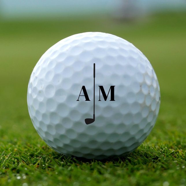 Moderne Schriftzeichen von Golf monogram elegant Golfball (Von Creator hochgeladen)