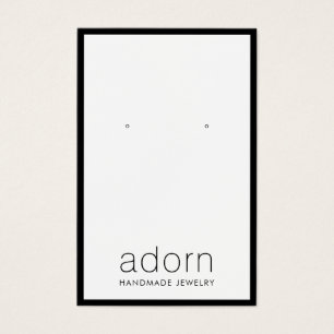 Moderne Schwarz-Border-Schmuck-Erd-Display-Karte