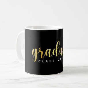 Moderne Schwarz-Gold-Klasse Kaffeetasse