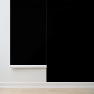 Moderne Schwarz Schlicht Solid Color Tapete