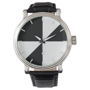 Moderne Schwarz und Weiß Armbanduhr