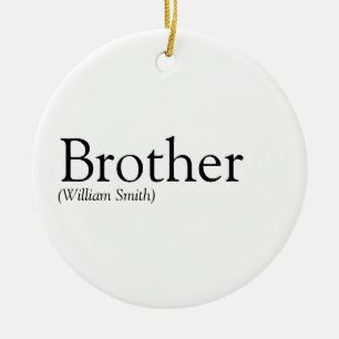 Moderne Schwarz-Weiß-Coole Brüder - Definition Keramik Ornament