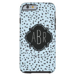 Moderne Schwarz-Weiß-Dalmatiner Mit Monogramm title_seo2