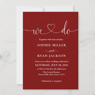 Moderne Schwarz-Weiß-Foto-Hochzeit Einladung