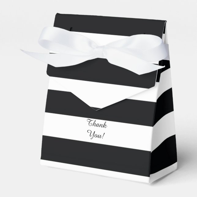 Moderne, Schwarz-weiß gestrichene Gesichtsbox Geschenkschachtel (Vorderseite)