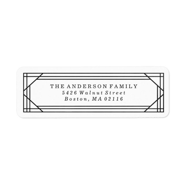 Moderne Schwarz-Weiß-Kunst-Déco | Urlaub (Vorne)