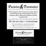 Moderne Schwarz-Weiß-Malerei und Dekoration Flyer<br><div class="desc">Moderner Black & White Painter & Decorator Advertising Flyer durch den Business Card Store.</div>