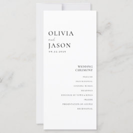 Moderne Schwarz-Weiß-Minimal-Hochzeit