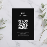 Moderne Schwarz-Weiß-Minimal-Hochzeit