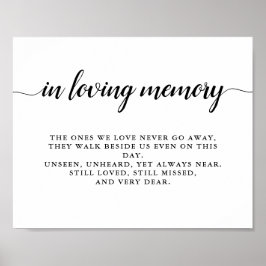 Moderne Schwarz-Weiß-Monogramm-Hochzeit Poster