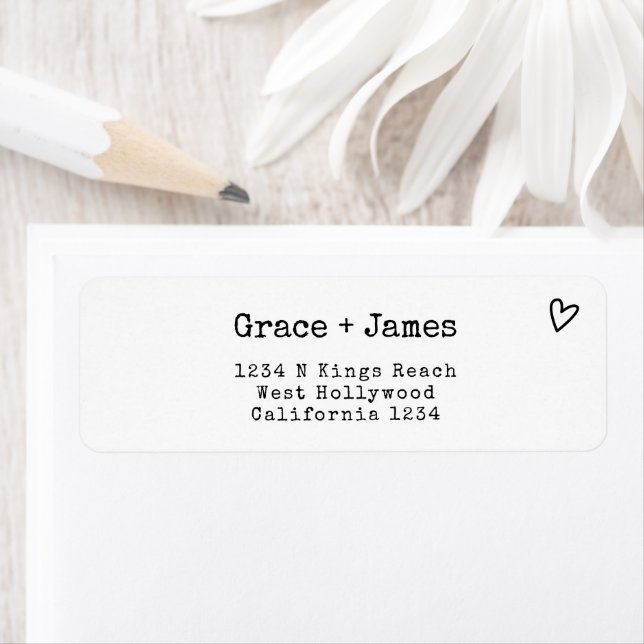 Moderne Schwarz-Weiß-Schreibschrift-Hochzeit (Insitu)