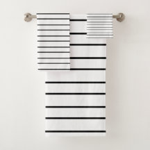 Moderne Schwarz-Weiß-Streifen