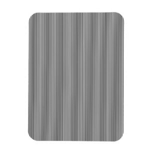 Moderne Schwarz-Weiß-Streifen-Magnet-Dekoration Magnet