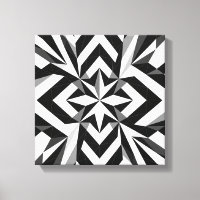 Moderne Schwarz-Weiß-Wandkunst