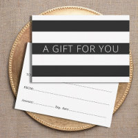 Moderne Schwarz-weiße Streifen Schönheit