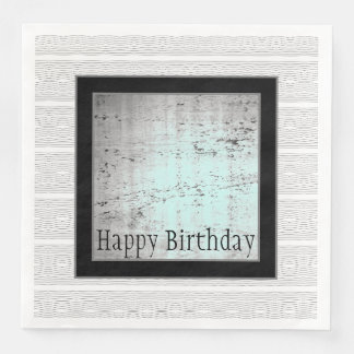 Moderne Schwarz-weiße und graue Serviette