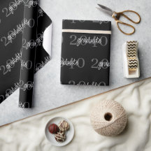 Moderne schwarze Abschlussjahres-Geschenkverpackun
