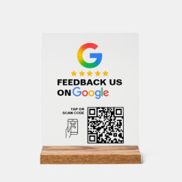 Moderne schwarze benutzerdefinierte Logo-QR-Code-Ü Acrylschild