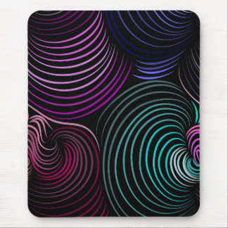 Moderne, schwarze, farbige Mousepad