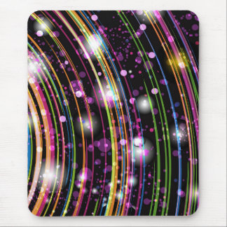 Moderne, schwarze, farbige Mousepad