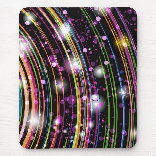 Moderne, schwarze, farbige Mousepad (Vorne)