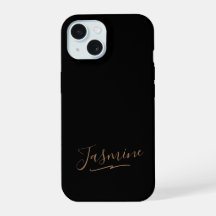 Moderne schwarze feminine Schrift Name