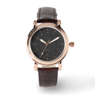 Moderne Schwarze Imitate beobachten Armbanduhr