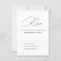 Moderne Schwarze Kalligrafie Einfache Minimalistis