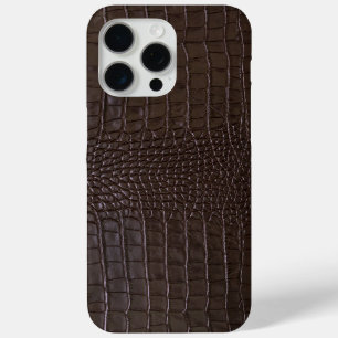 Moderne schwarze Krokodil Case-Mate iPhone Hülle