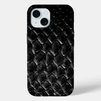 Moderne schwarze Krokodile Case-Mate iPhone Hülle