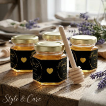 Moderne schwarze metallische Gold-Dankeschön-Hochz