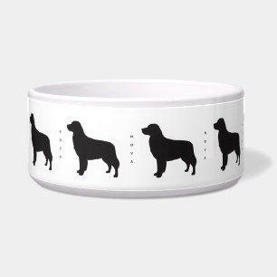 Moderne schwarze Silhouette Golden Retriever Keram Napf