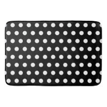 Moderne schwarze und weiße Polka-Punkte