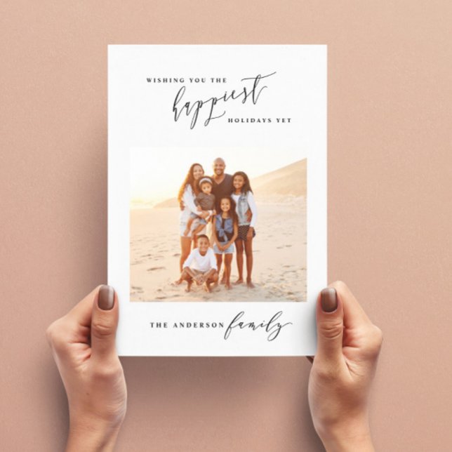 Moderne Schwarzweiß-Schrift 1 Foto Weihnachten (Von Creator hochgeladen)