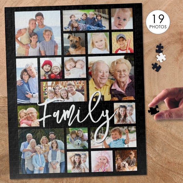 Moderne Script FAMILY 19 FotoCollage Custom Color (Von Creator hochgeladen)