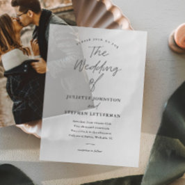 Moderne Script-Foto-Overlay-Hochzeit