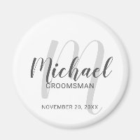 Moderne Script-Personalisierte Trauzeugen