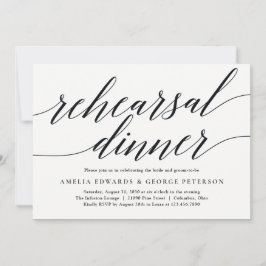 Moderne Script-Probe Einladung