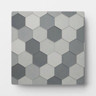 Moderne sechseckige Fliesen geometrisches Muster Fotoplatte