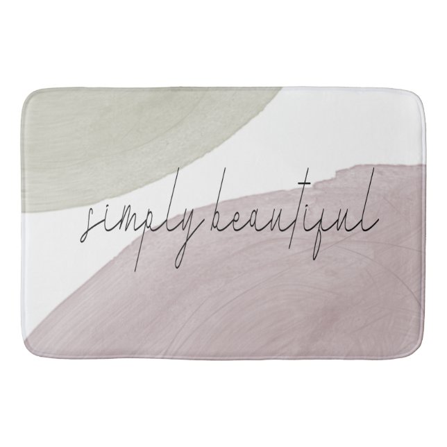 Moderne Serenity Bath Mat Badematte (Vorderseite)