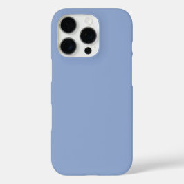 Moderne Serenity Blau Schlicht Solid Color iPhone 16 Pro Hülle