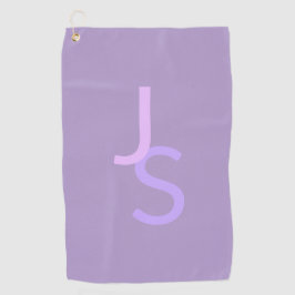 Moderne, sich überschneidende Mit Monogramm Initia Golfhandtuch