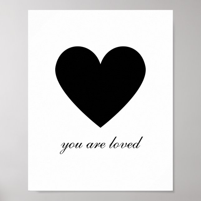 Moderne Sie lieben Poster (Vorne)