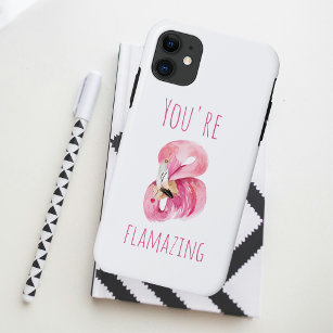 Moderne Sie sind fantastisch Schönheit pink Flamin Case-Mate iPhone Hülle