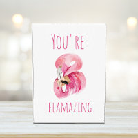 Moderne Sie sind fantastisch Schönheit pink Flamin